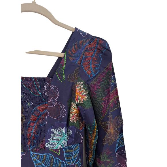 NWT Allison New York Flora Mini Dress in Navy Floral - 4 - Picture 13 of 13